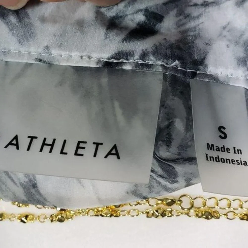 ATHLETA Inspire Hoodie Sheer Vest Cobblestone Jacket S NWOT - Picture 7 of 8